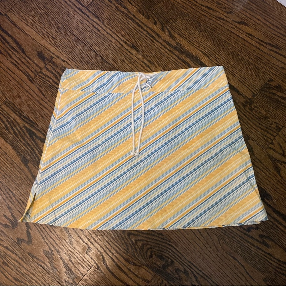 Brash Blue and Yellow Striped Top